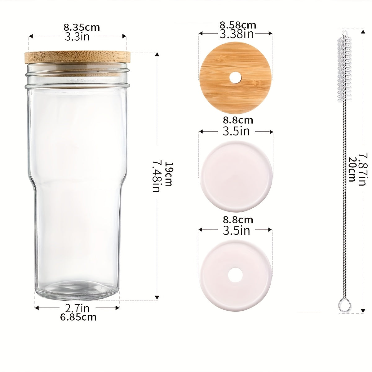 4pcs Glass Cups, Cute Mugs, Car Cups, Simple Water Cups, Reusable, Easy to Clean, Sealed, Leak-proof, Gift Preferred